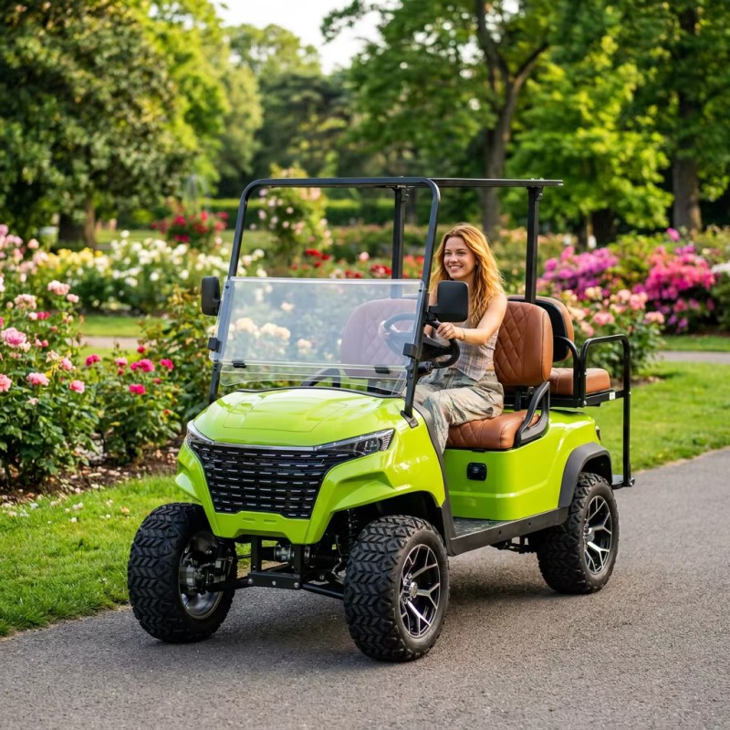 Interior Design And Construction - Lifted Lithium Battery 4 Seater Electric