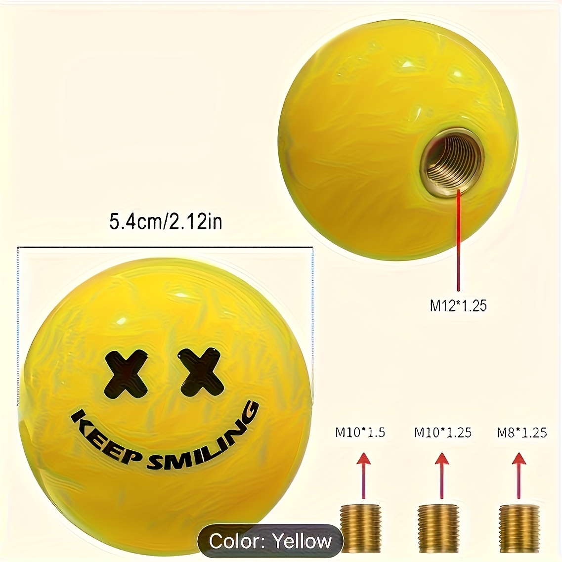 Keep Smiling Yellow & Black Ge - Interior Design Degree のレビューと価格