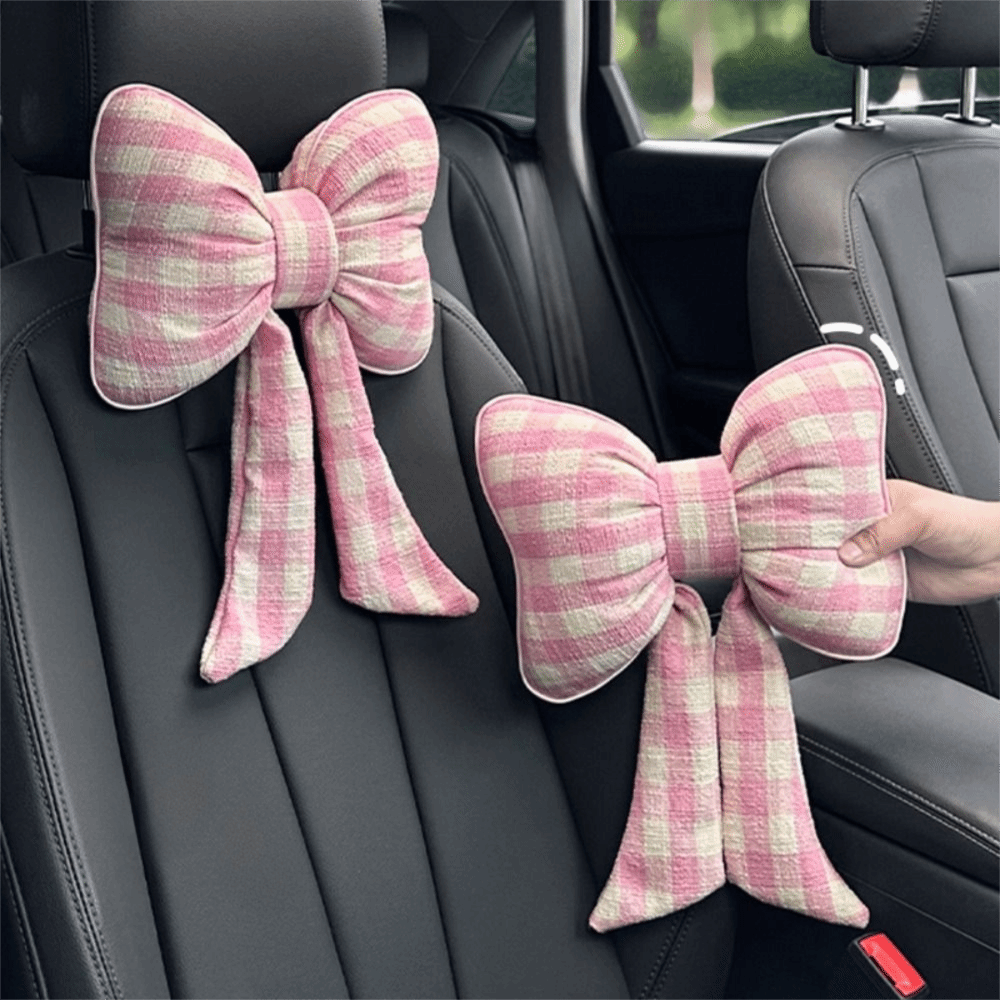 Pink Color Bowknot Pillows Pla - Interior Design Grid のレビューと価格