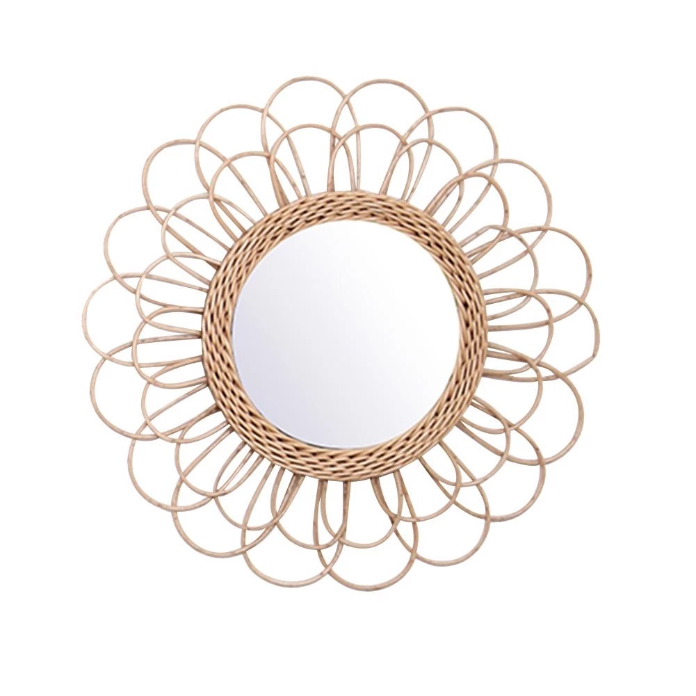 Rattan Mirror Innovative Home  - Rattan Mirror Round のレビューと価格