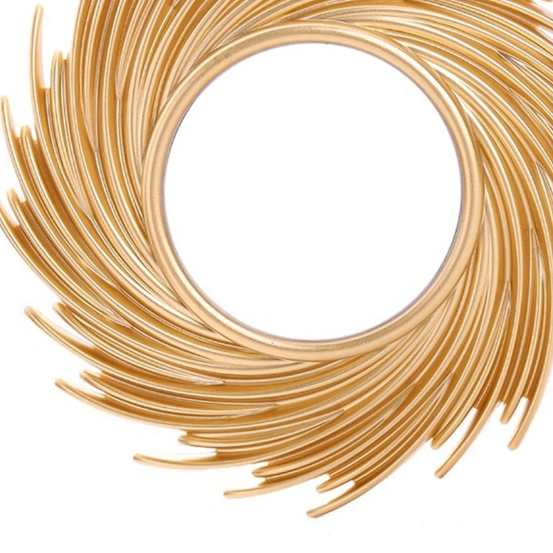 Round Rattan Makeup Mirror,Inn - Rattan Mirror Round のレビューと価格