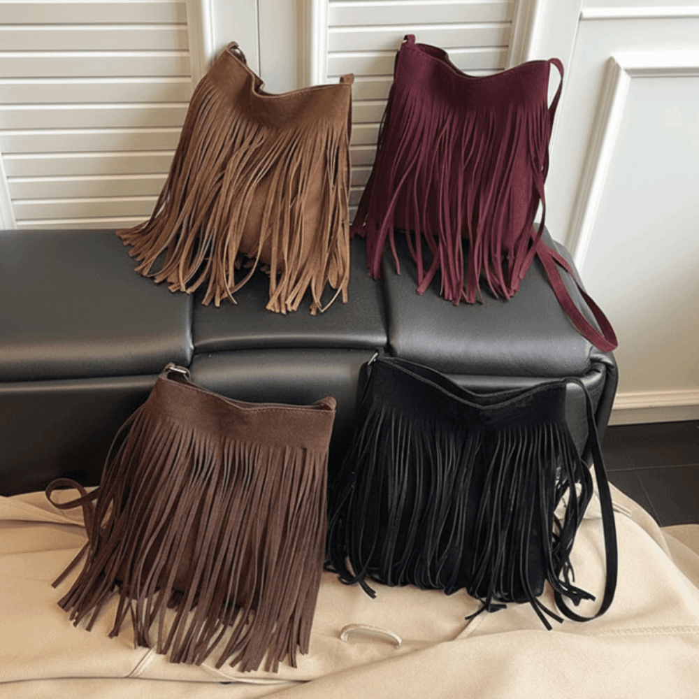Retro Tassel Saddle Bag Vintag - Interior Design Vintage Style のレビューと価格