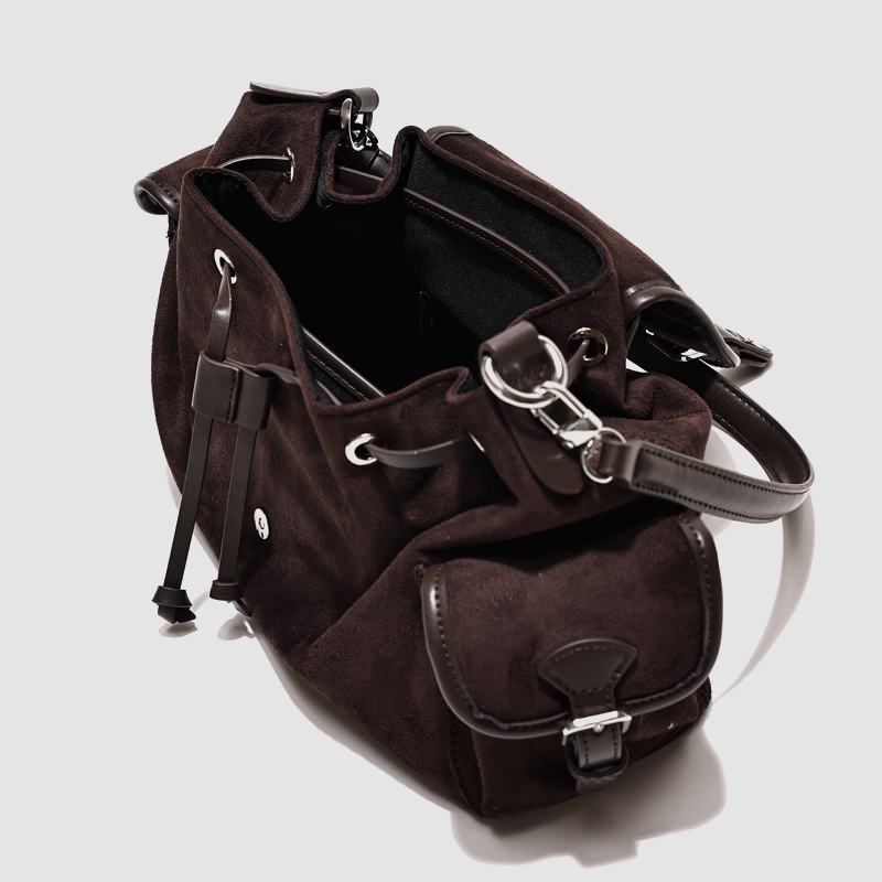 England Style Faux Suede Bags  - Interior Design Vintage Style のレビューと価格