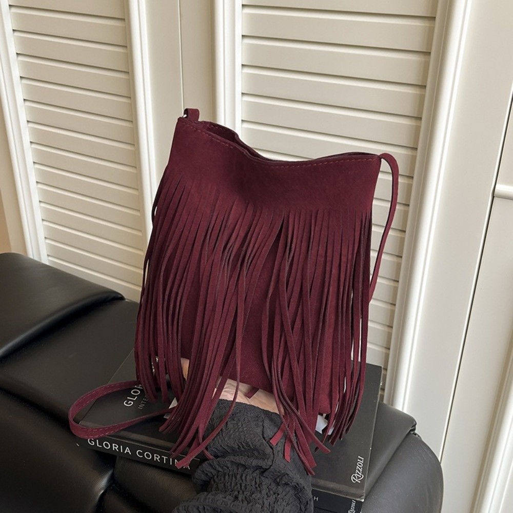 Retro Tassel Saddle Bag Large  - Interior Design Vintage Style のレビューと価格