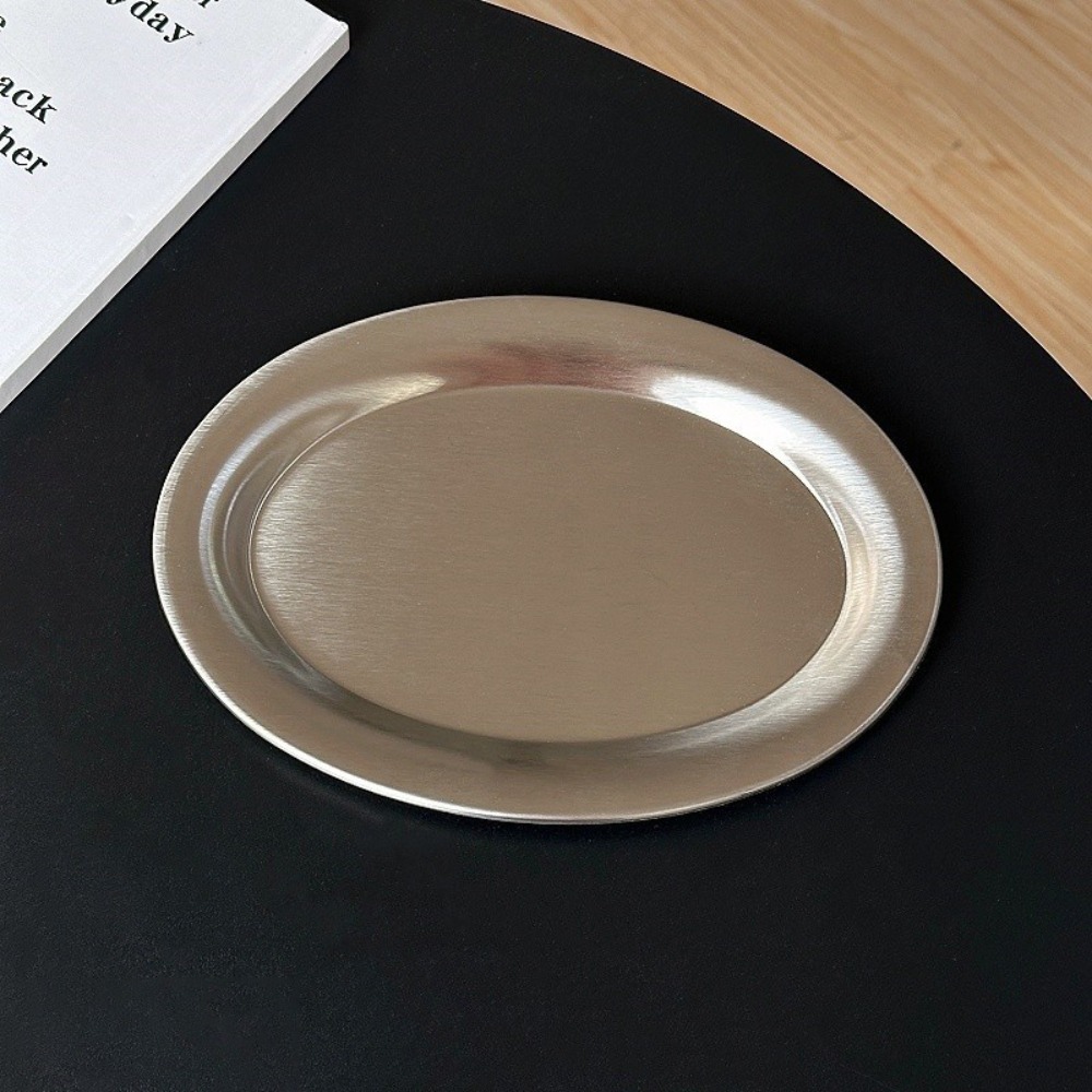 New Stainless Steel Cake Tray  - Travertine Tray Oval のレビューと価格