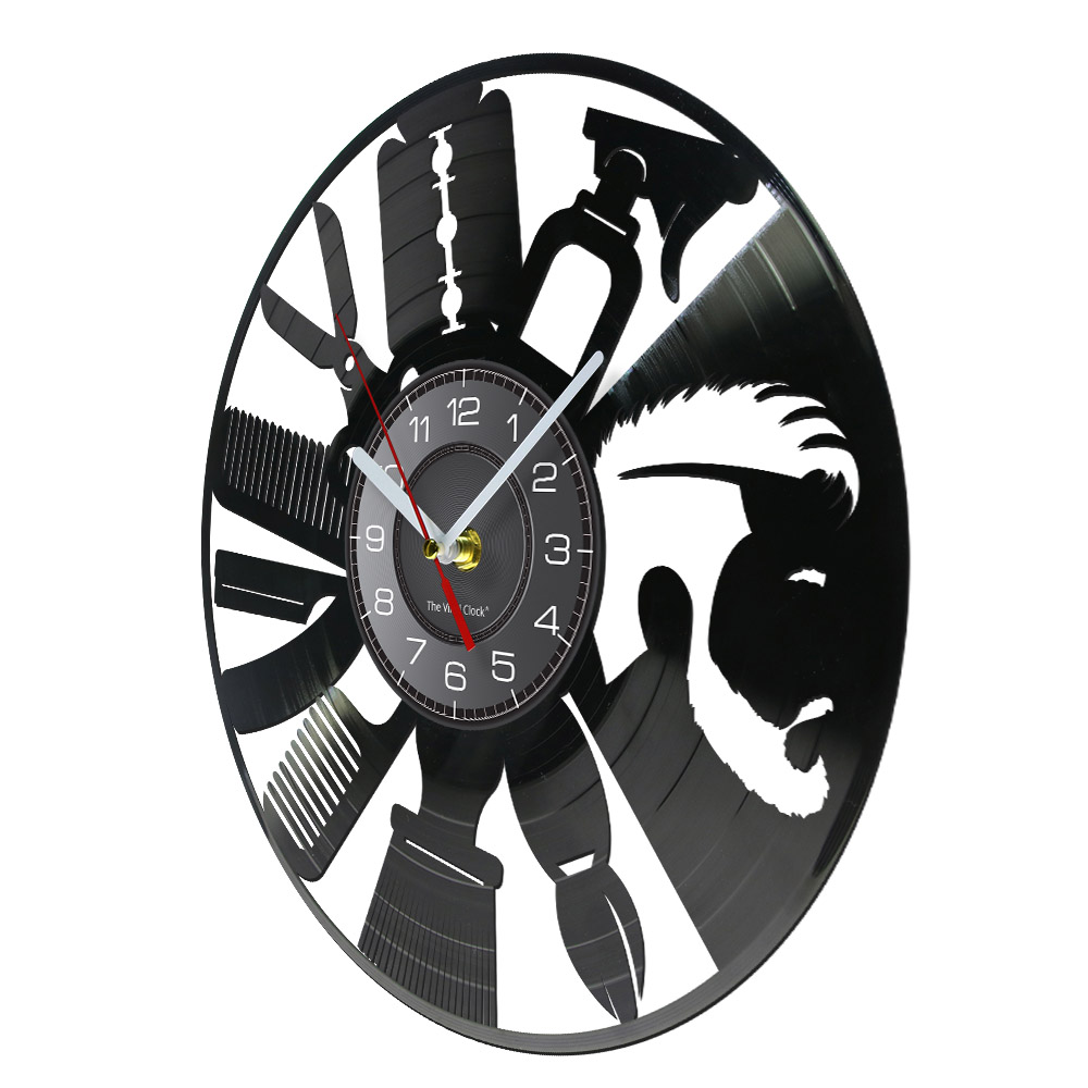 Hair Salon Tools Wall Clock Ba - Interior Design Living Room Ideas のレビューと価格