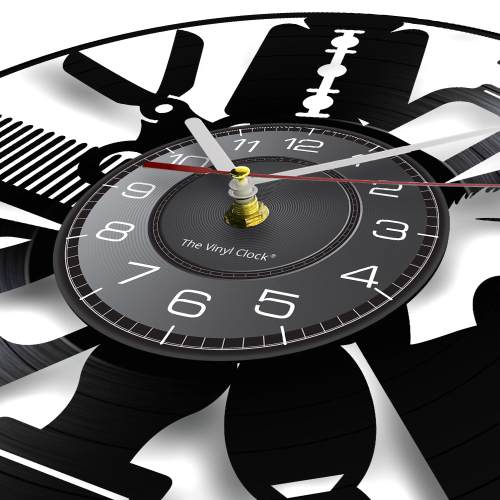Hair Salon Tools Wall Clock Ba - Interior Design Living Room Ideas のレビューと価格