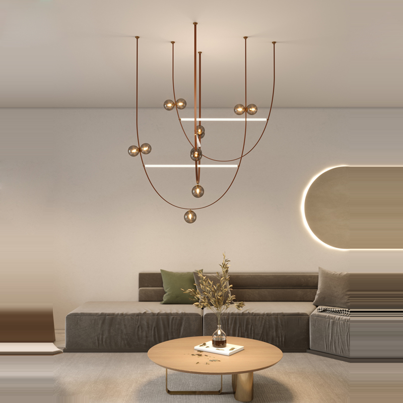 American LED Leather Chandelie - Interior Design Living Room Ideas のレビューと価格