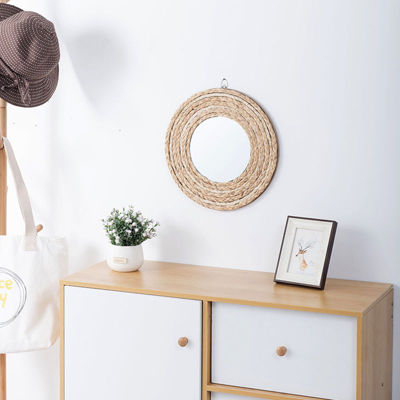 Rattan Handicrafts Decorative  - Rattan Mirror Round のレビューと価格