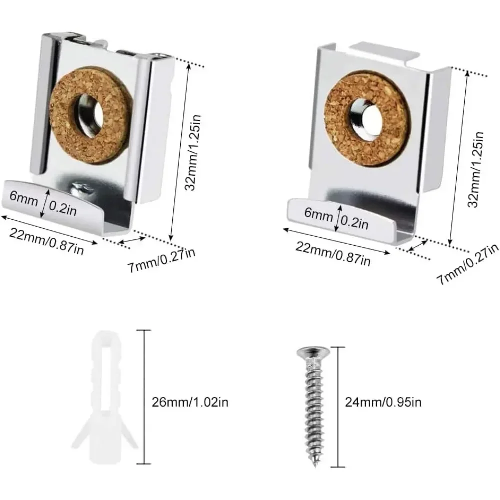 For 4pcs Chrome Mirror Wall Ha - Rattan Mirror Round のレビューと価格