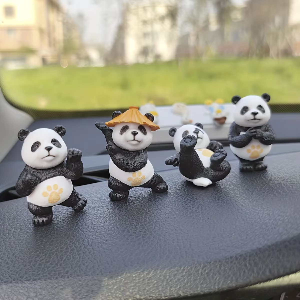 4pcs/set Panda Design Car Orna - Interior Design Degree のレビューと価格
