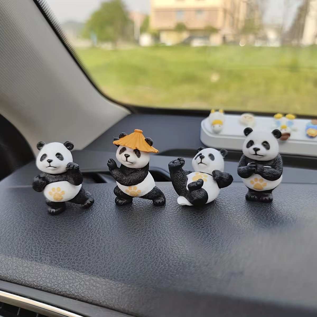 4pcs/set Panda Design Car Orna - Interior Design Degree のレビューと価格