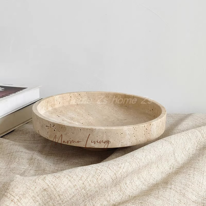 Beige Travertine Bowl Wabi Sab - Travertine Tray Oval のレビューと価格