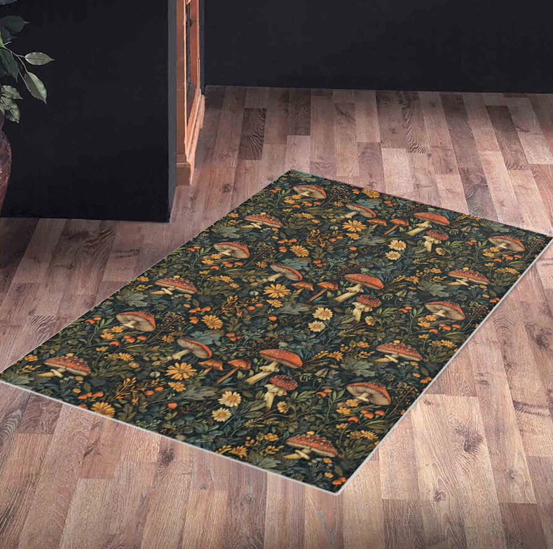 Mushroom Rug Interior Design I - Interior Design Living Room Ideas のレビューと価格