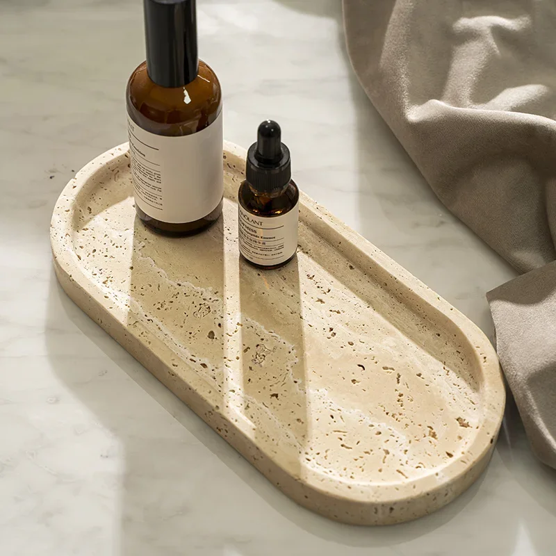Oval Travertine Stone Tray for - Travertine Tray Oval のレビューと価格