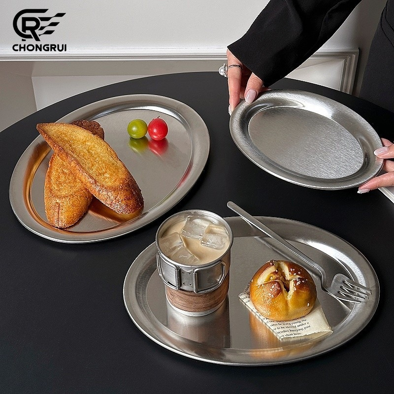 Stainless Steel Oval Plate Kor - Travertine Tray Oval のレビューと価格