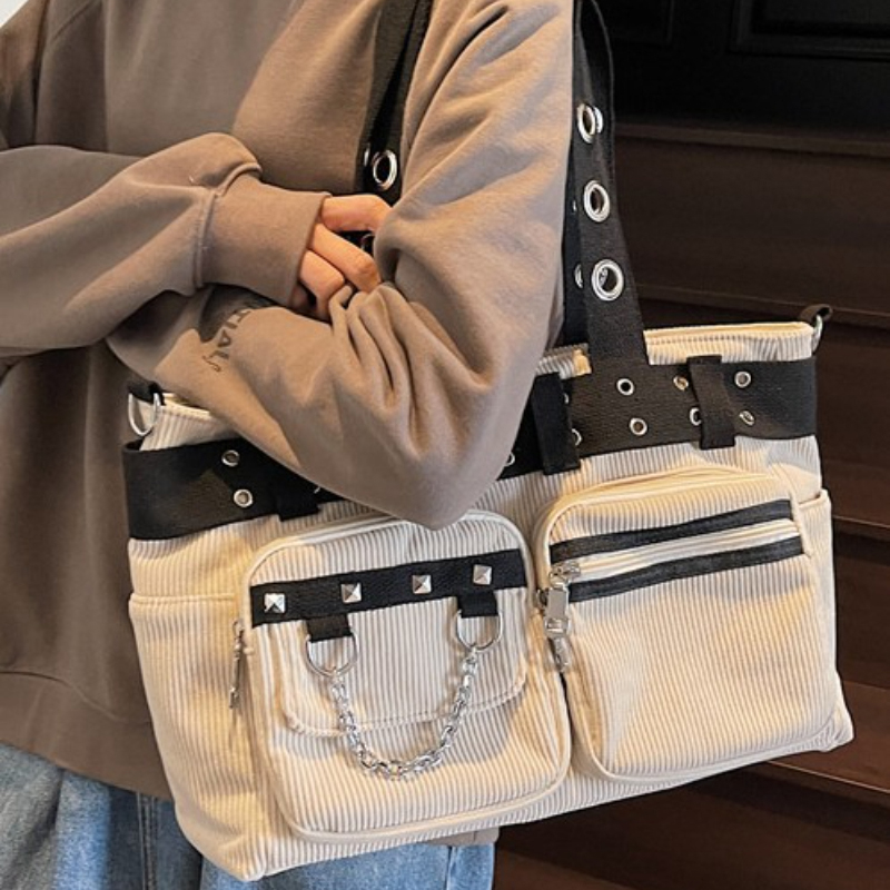 Vintage Corduroy Tote Bag Wome - Interior Design Vintage Style のレビューと価格