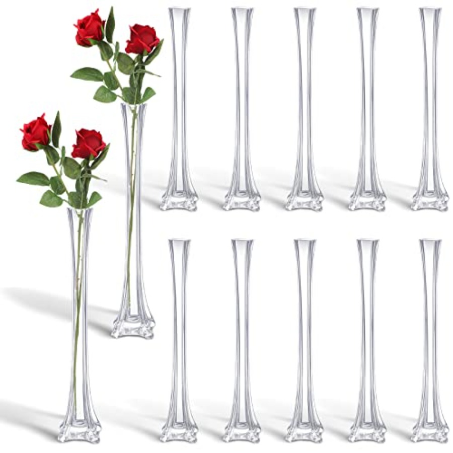 Wedding centerpiece vases: 12  - Fluted Vase Tall のレビューと価格