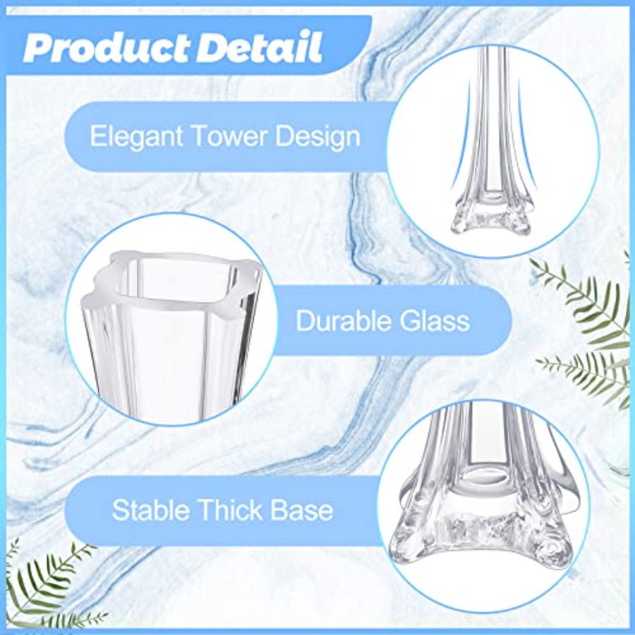 Wedding centerpiece vases: 12  - Fluted Vase Tall のレビューと価格
